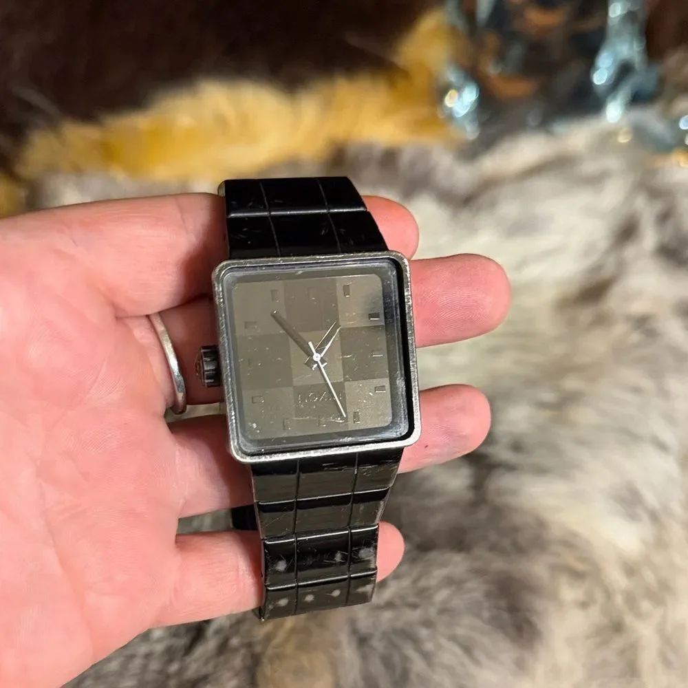 Black Square Dial Men's Watch (4000)